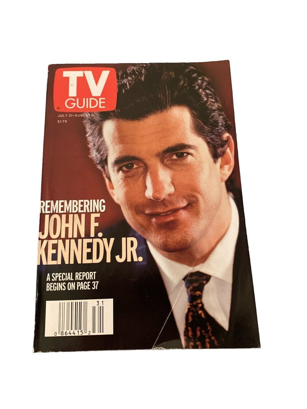 TV Guide Magazine - July 31- August 6, 1999 - Remembering John F. Kennedy Jr.
